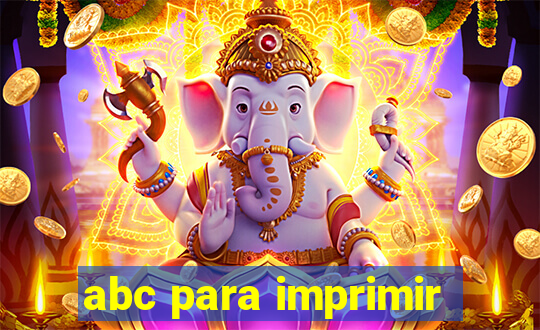 abc para imprimir